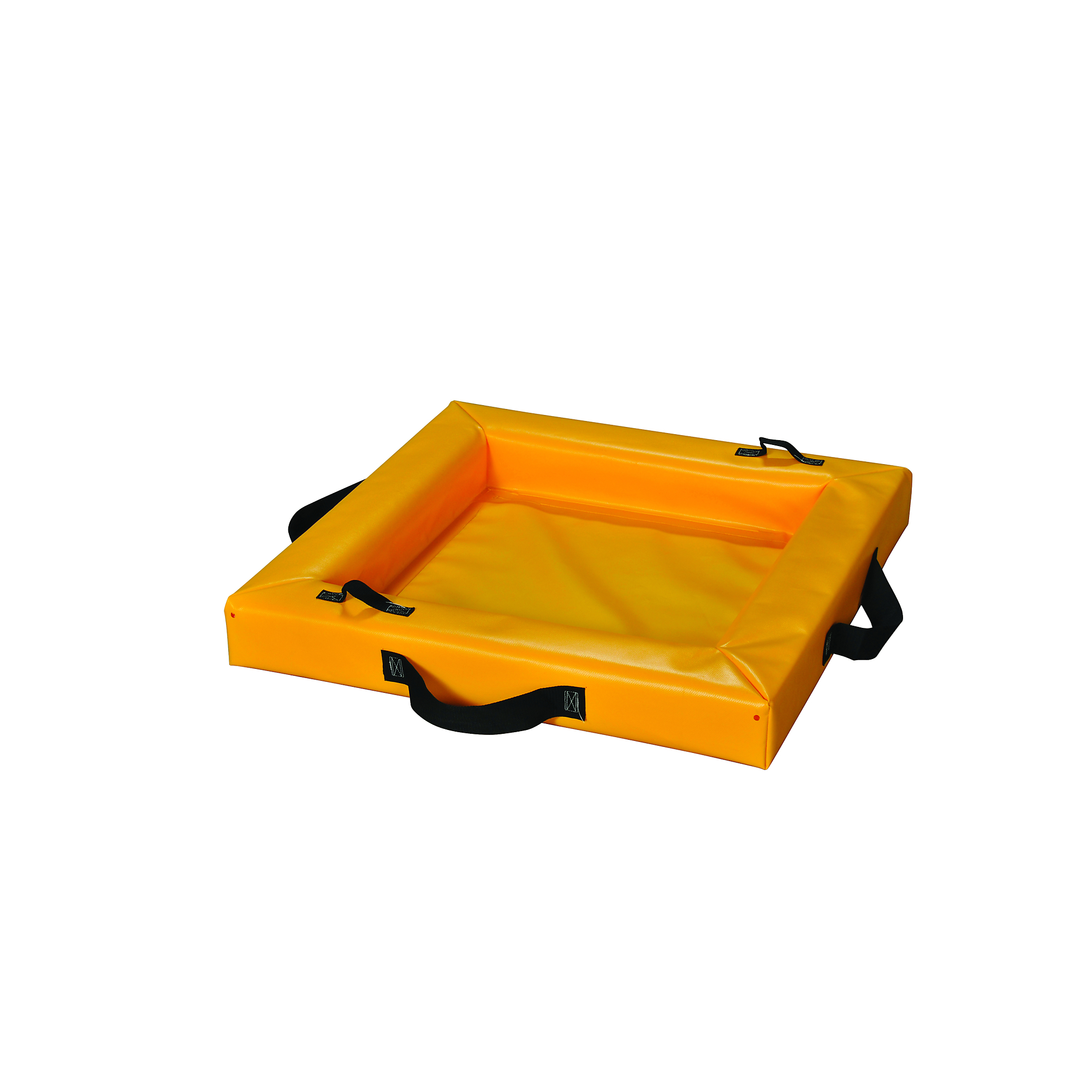 Eagle Quik-Deploy SpillNEST Spill Containment Berm — 2ft. x 3ft. x 4in., 15-Gallon Capacity, PVC Fabric, Yellow, Model# T8002